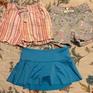 Girl’s 4-5 swim skirt, shorts